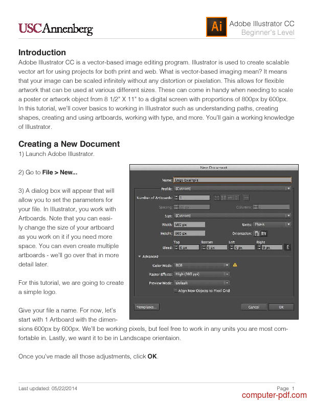 Adobe illustrator tools pdf